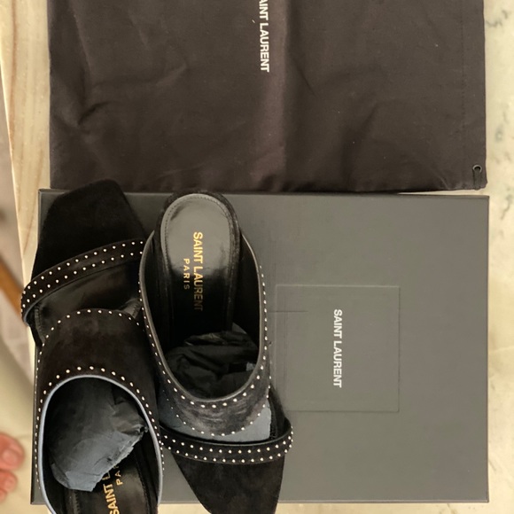 Authentic Saint Laurent Sandals (YSL) *NEW - Picture 2 of 4